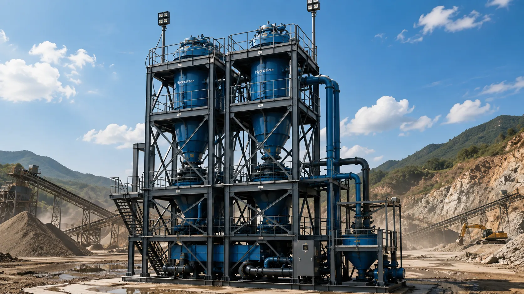 Hydrosizer (Density Classifier) — front view