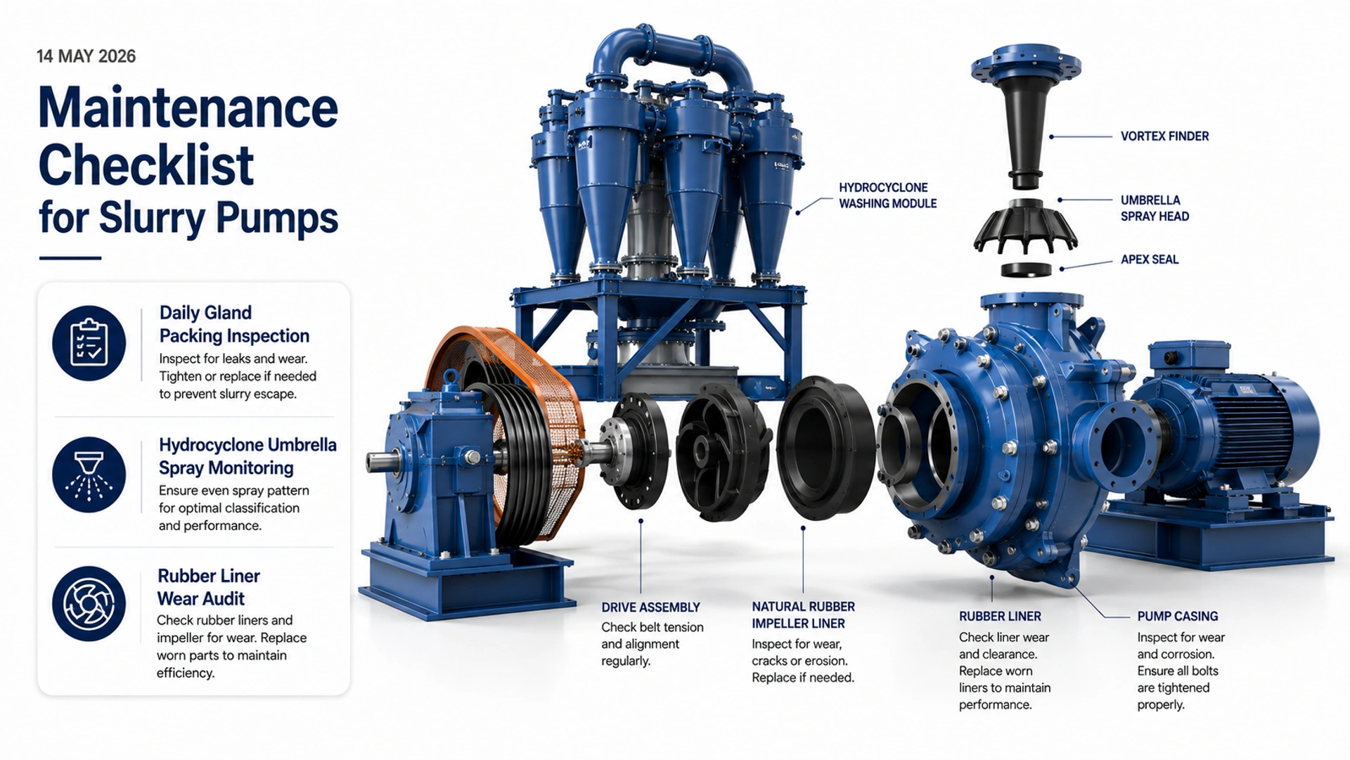 Maintenance Checklist for Slurry Pumps