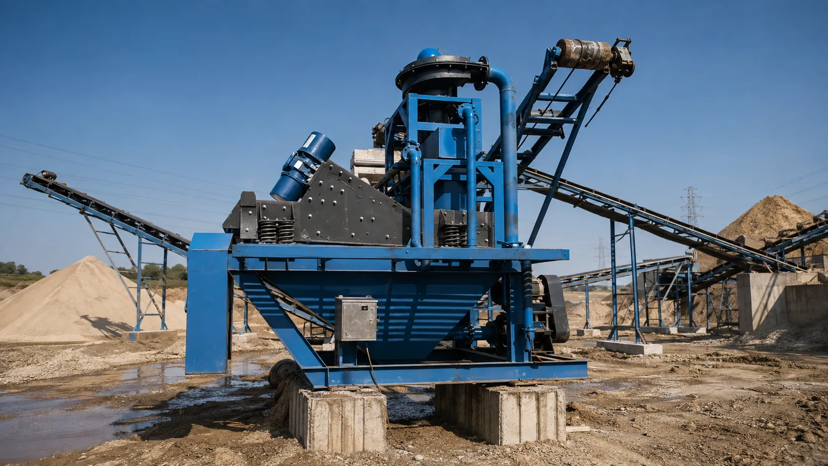 Hydrocyclone Sand Washer — detail view 2