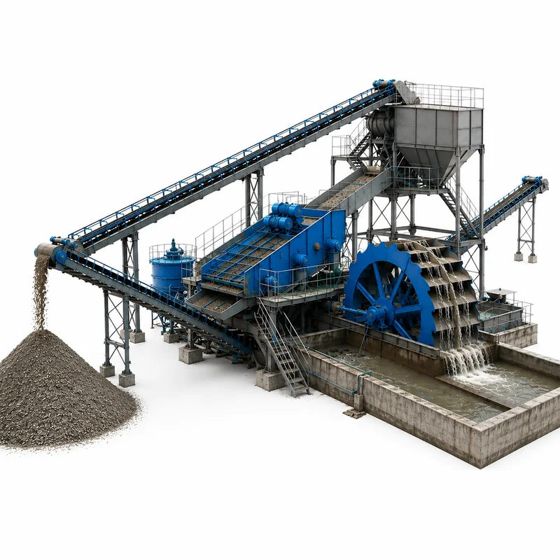 River Sand Washing Plant