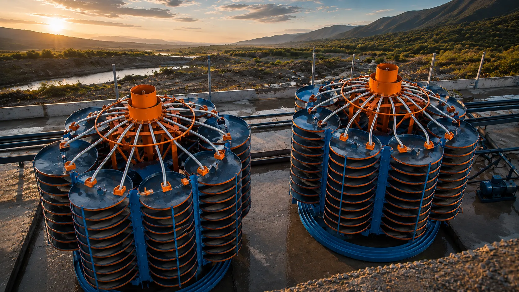 Spiral Gravity Separator — detail view 3